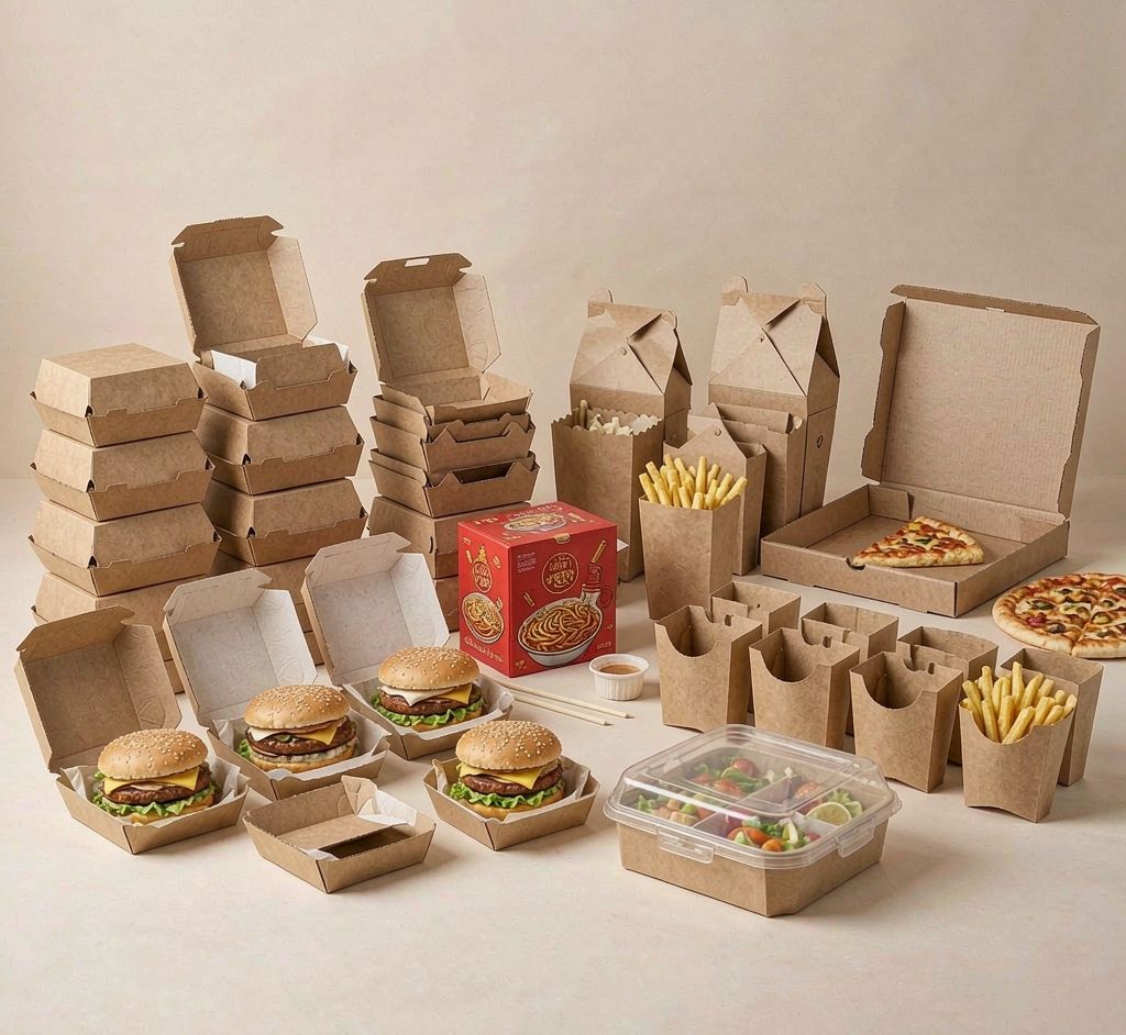 Takeaway food boxes